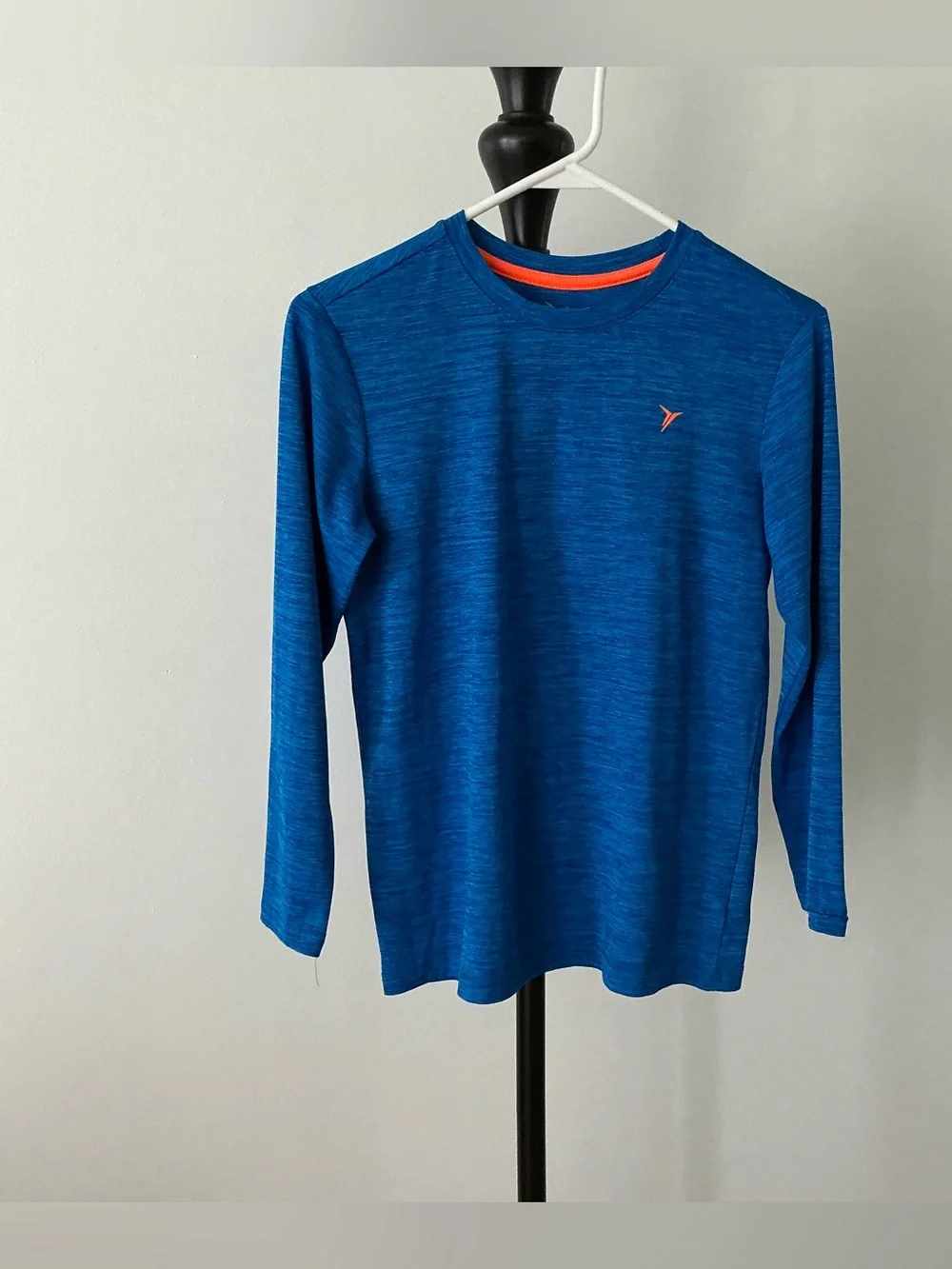 Old Navy Active Go-Dry Boys’ Long-Sleeve Performance Shirt – 10–12 – Blue